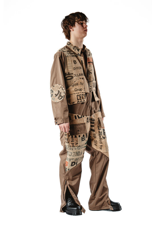 COFFEE BEAN BAG BOILER SUIT
