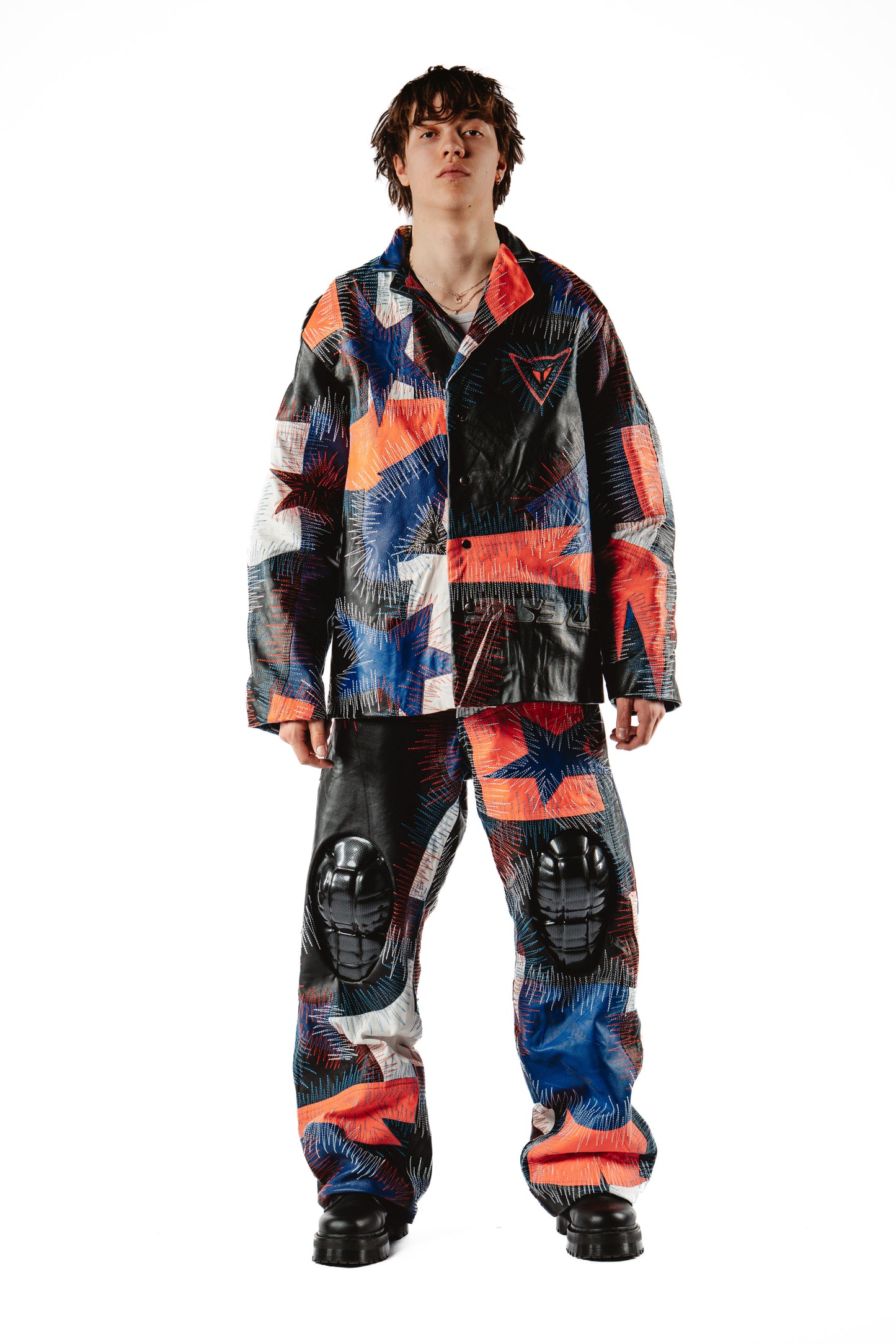 KOŽENÝ PRETEKÁRSKY BLAZER