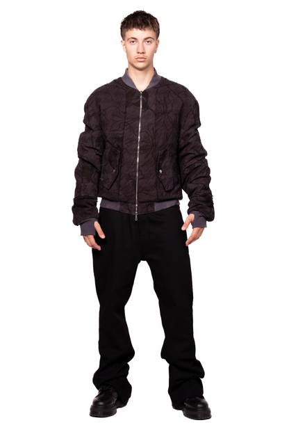 FLORAL BOMBER JACKET