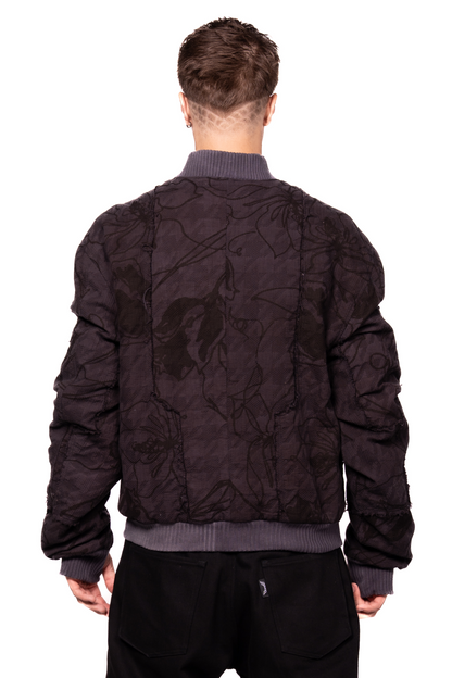 FLORAL BOMBER JACKET