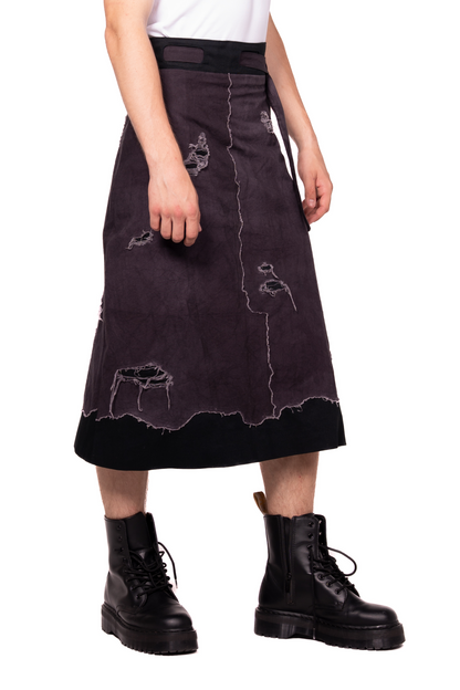 UNISEX DISTRESSED SKIRT