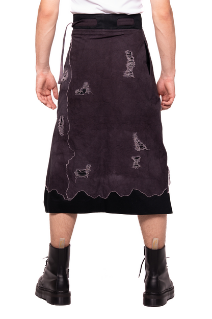 UNISEX DISTRESSED SKIRT