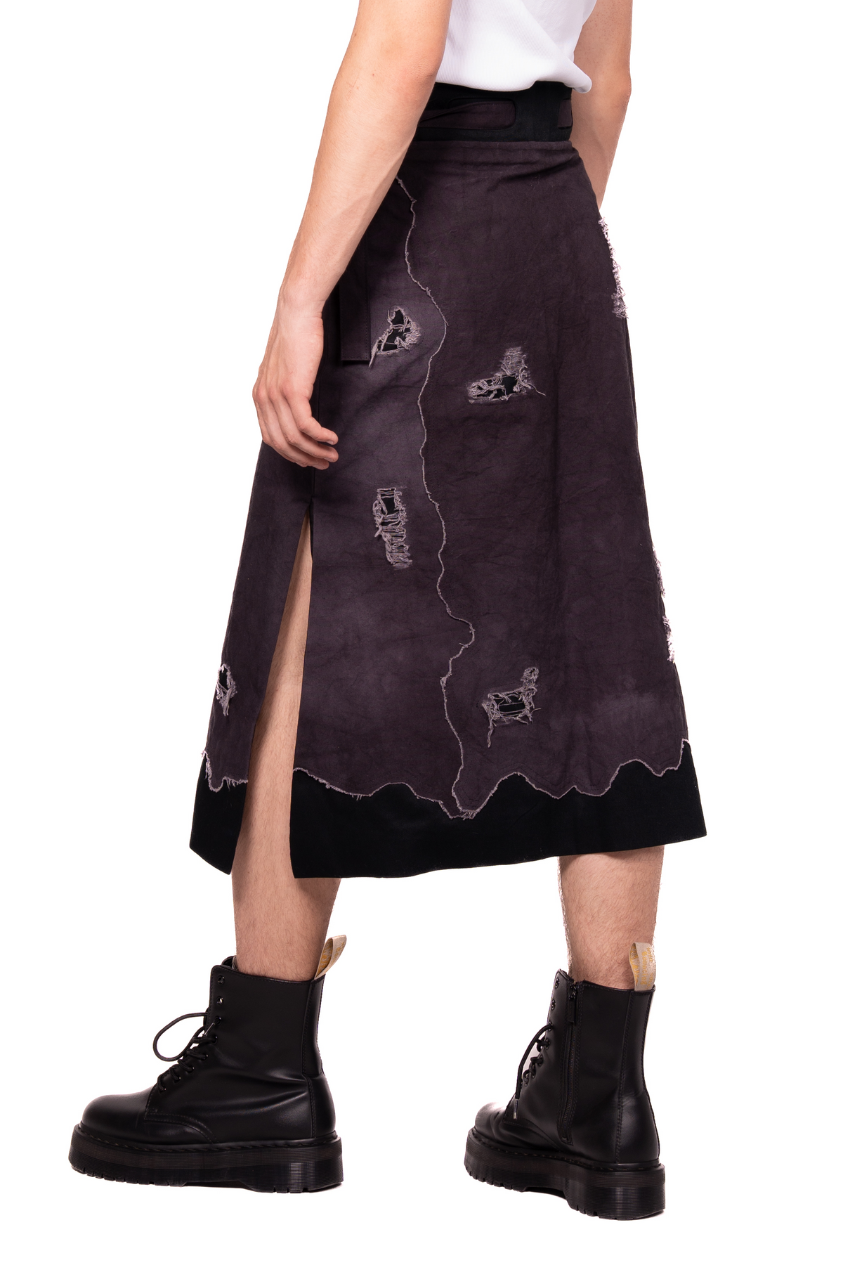 UNISEX DISTRESSED SKIRT