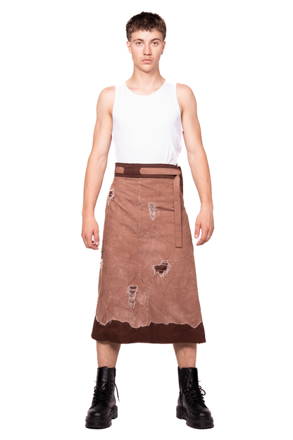 UNISEX DISTRESSED SKIRT
