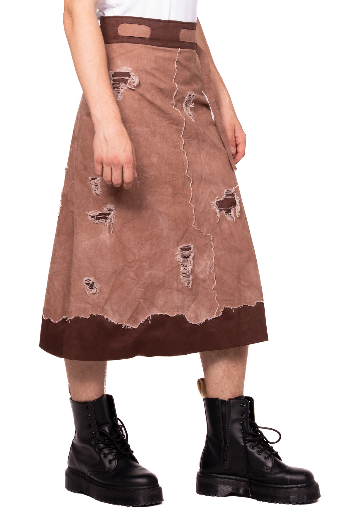 UNISEX DISTRESSED SKIRT