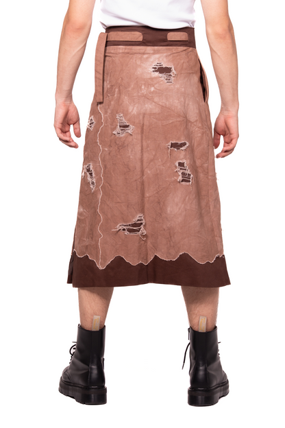 UNISEX DISTRESSED SKIRT