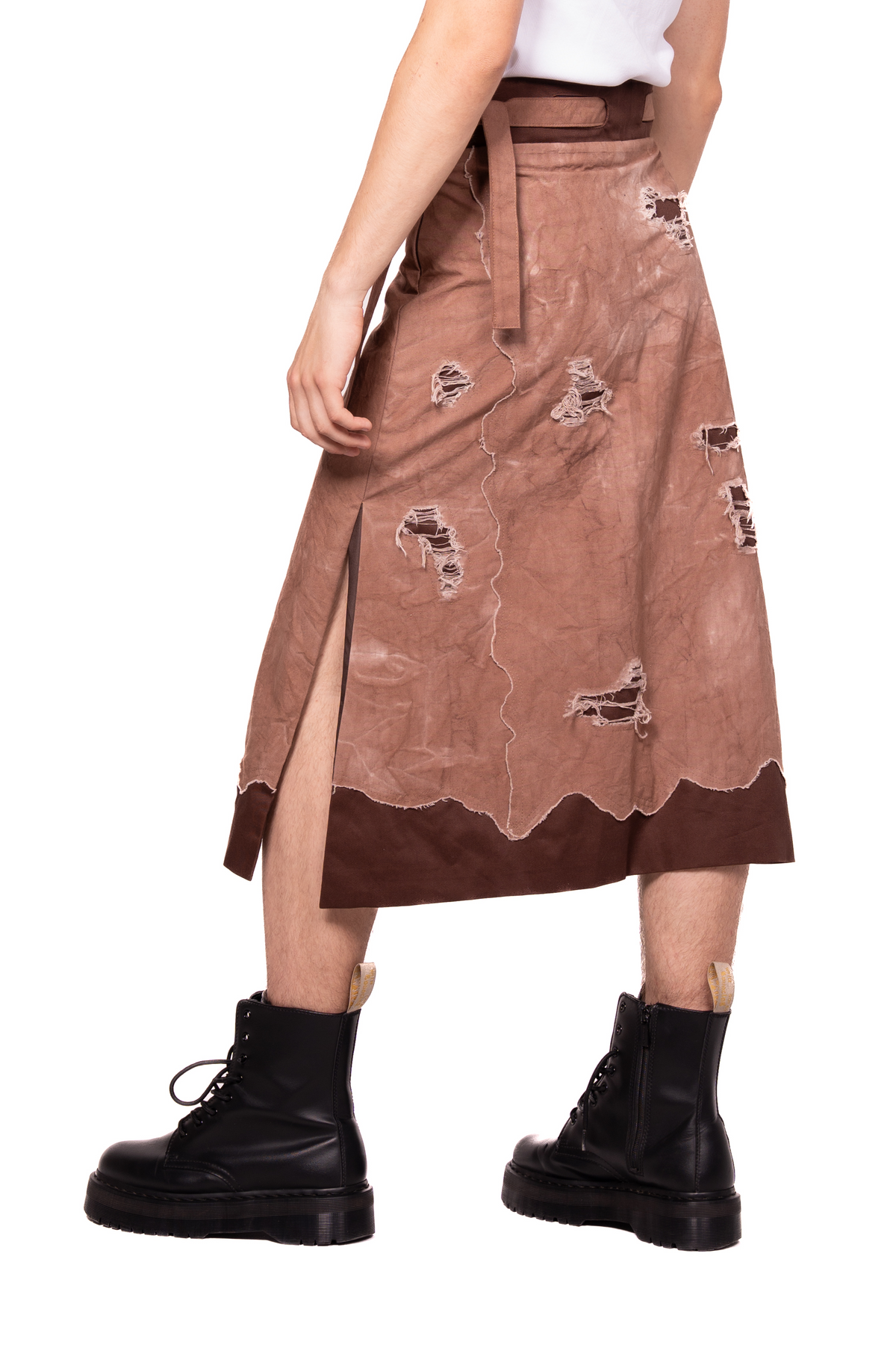 UNISEX DISTRESSED SKIRT
