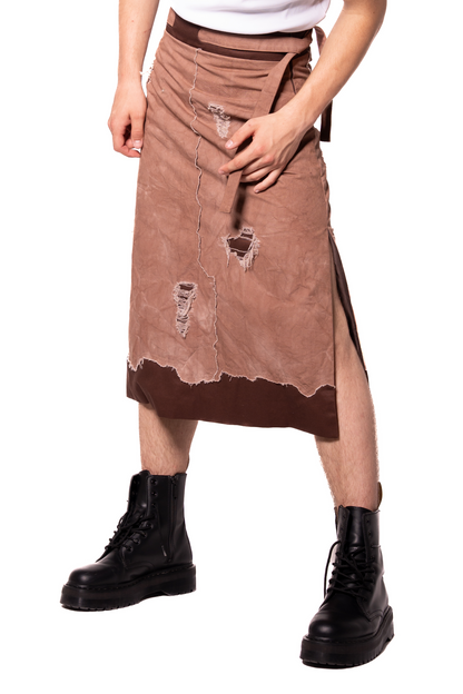 UNISEX DISTRESSED SKIRT