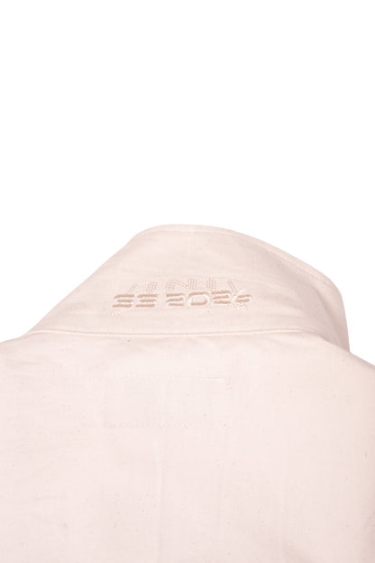 UNISEX STAND COLLAR RAW JACKET