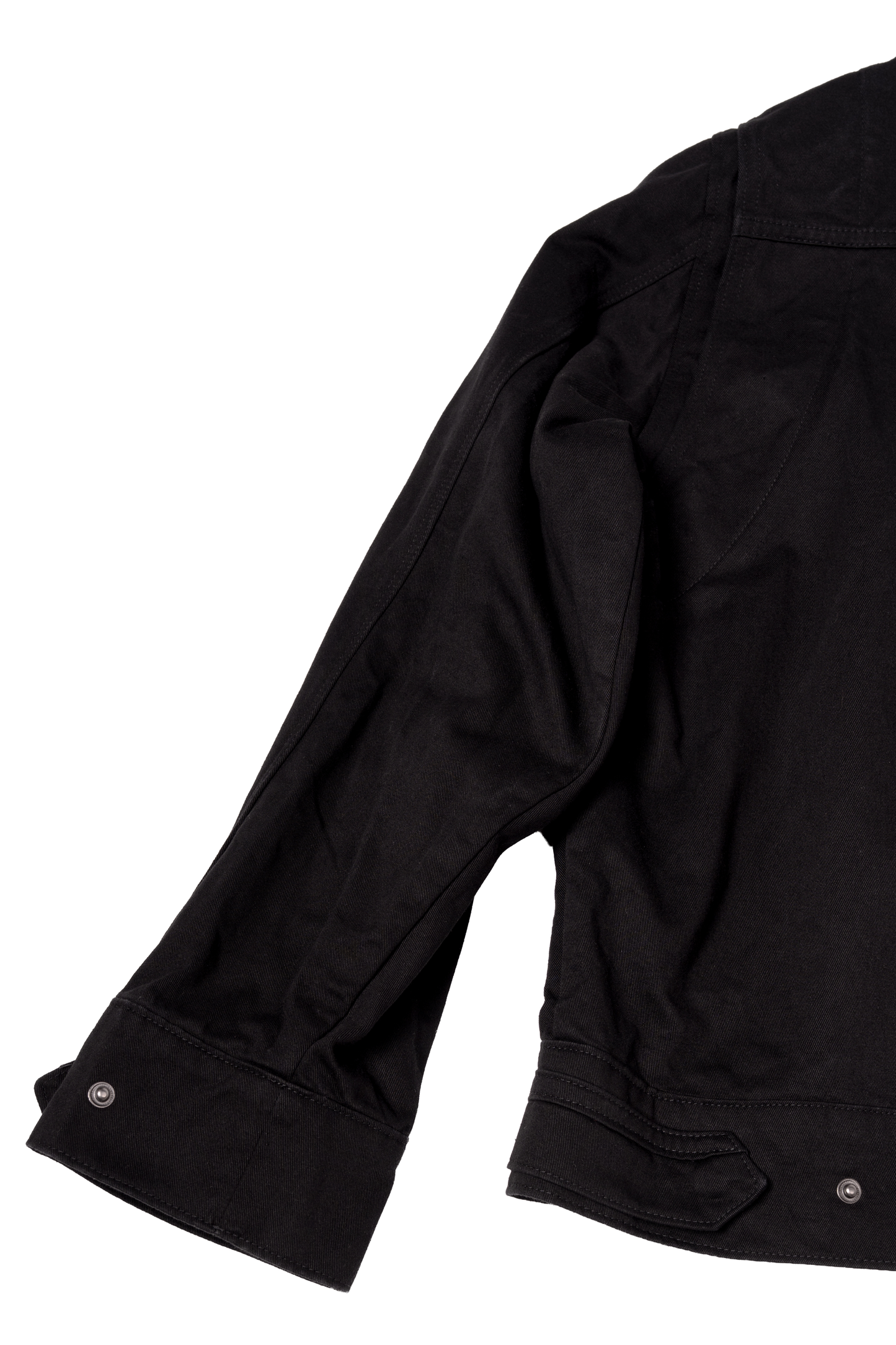 UNISEX STAND COLLAR BLACK JACKET