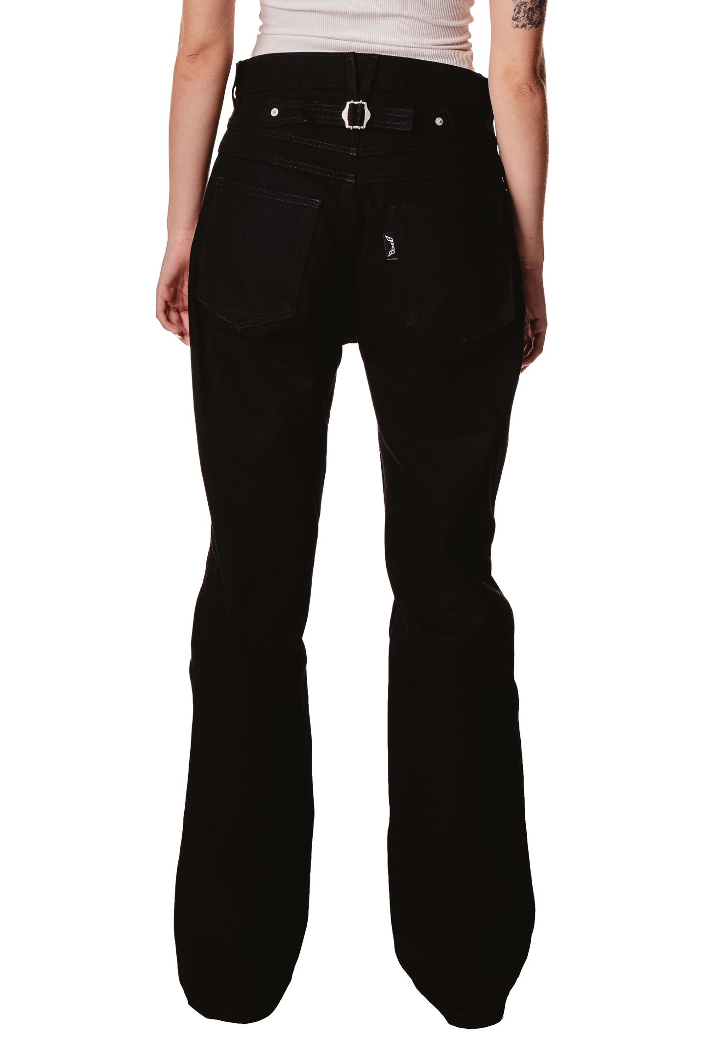 UNISEX FLARE BLACK JEAN