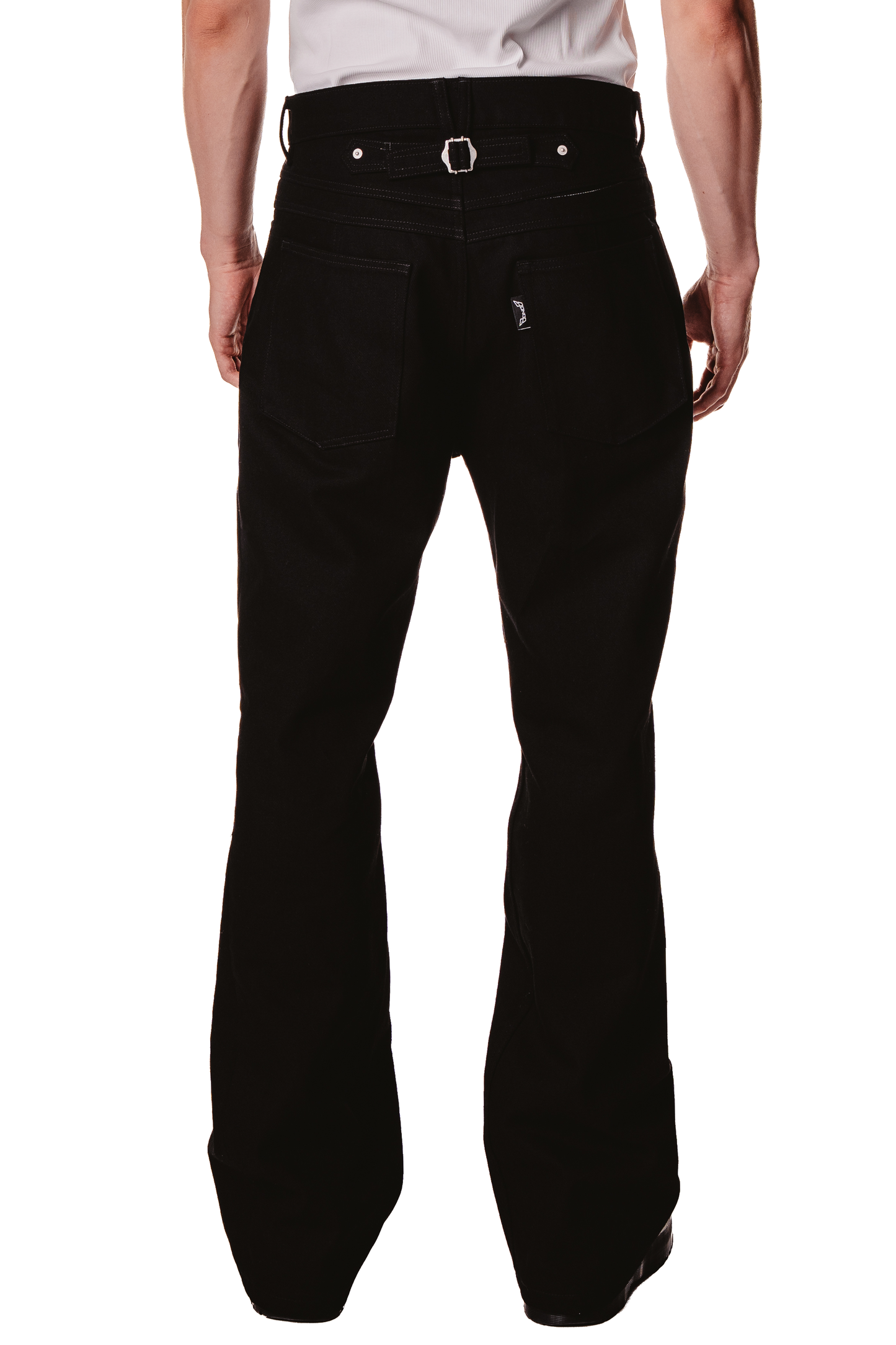 UNISEX FLARE BLACK JEAN