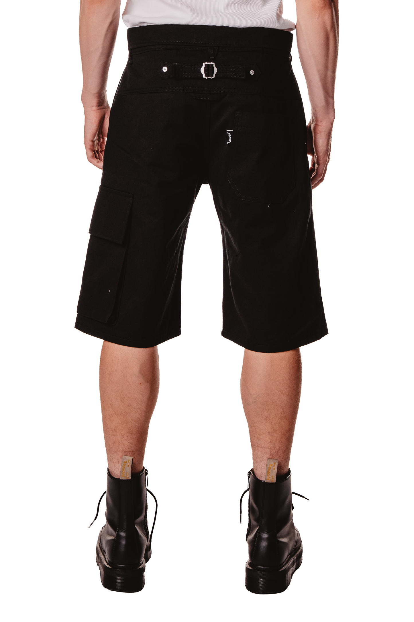 UNISEX COLLAR BLACK SHORTS