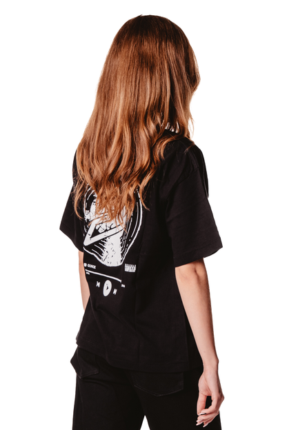 UNISEX OVERSIZED BLACK T-SHIRT