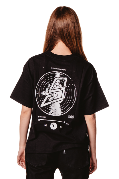 UNISEX OVERSIZED BLACK T-SHIRT