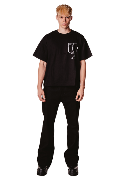 UNISEX OVERSIZED BLACK T-SHIRT