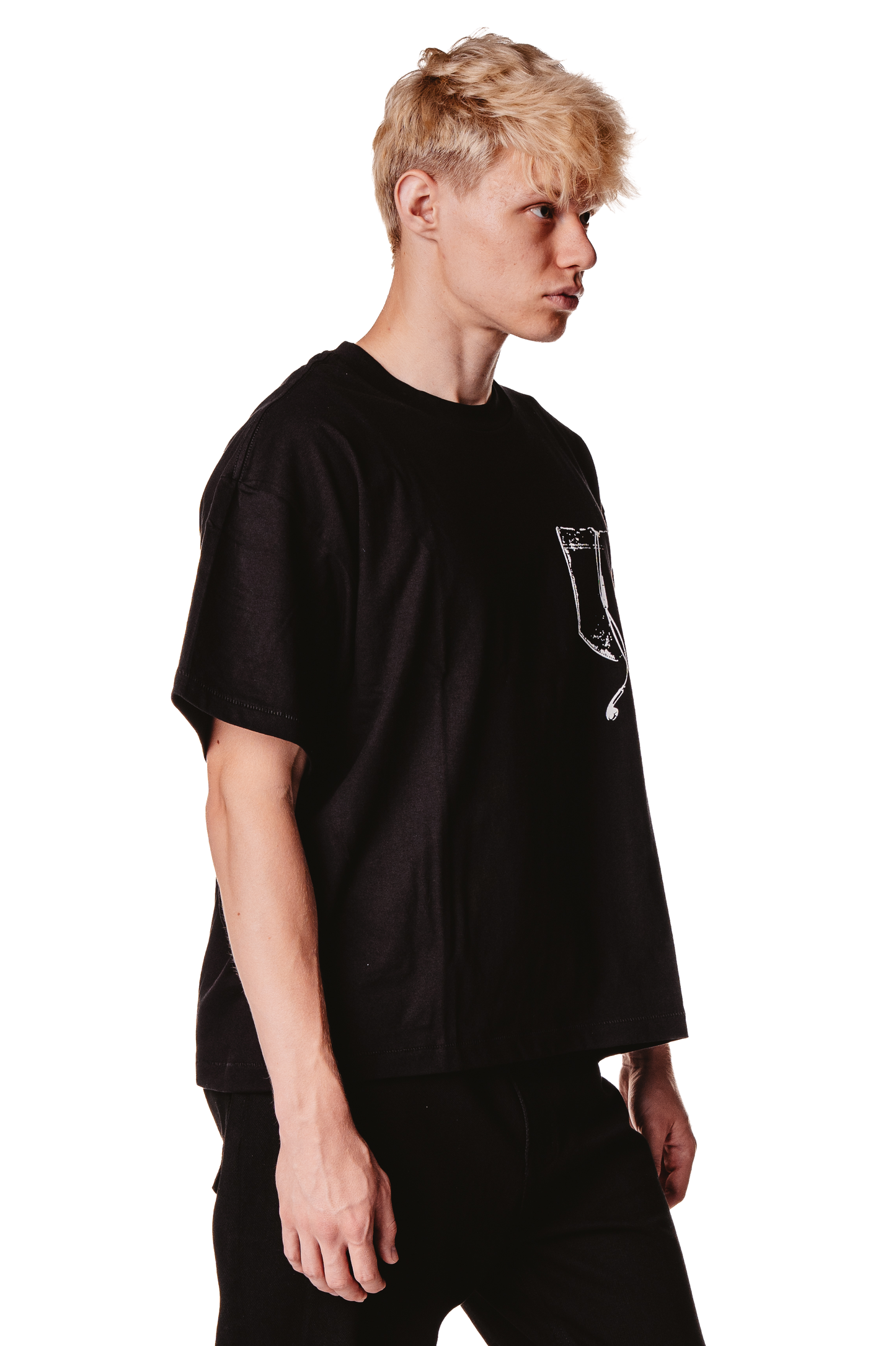 UNISEX OVERSIZED BLACK T-SHIRT