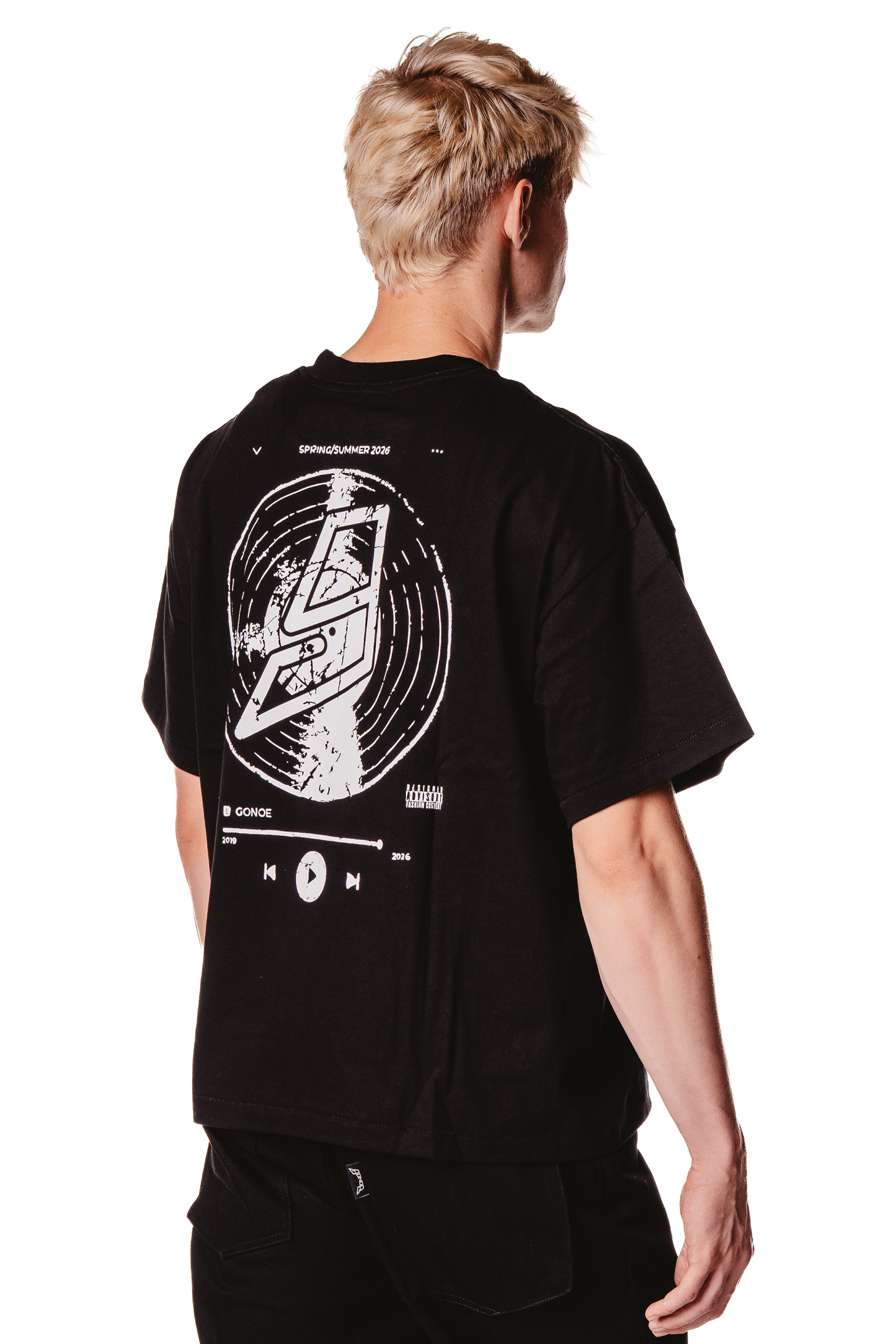 UNISEX OVERSIZED BLACK T-SHIRT