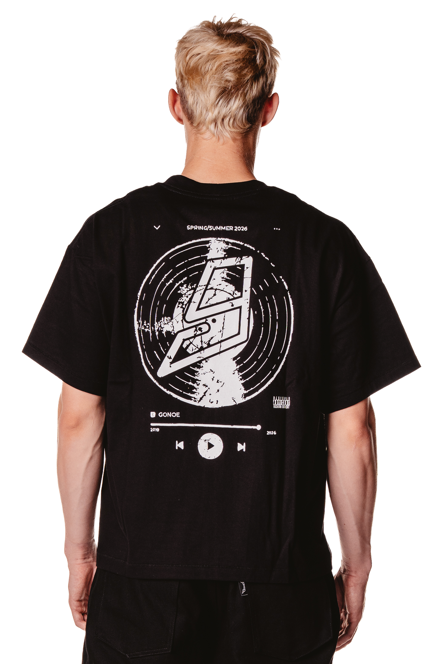 UNISEX OVERSIZED BLACK T-SHIRT