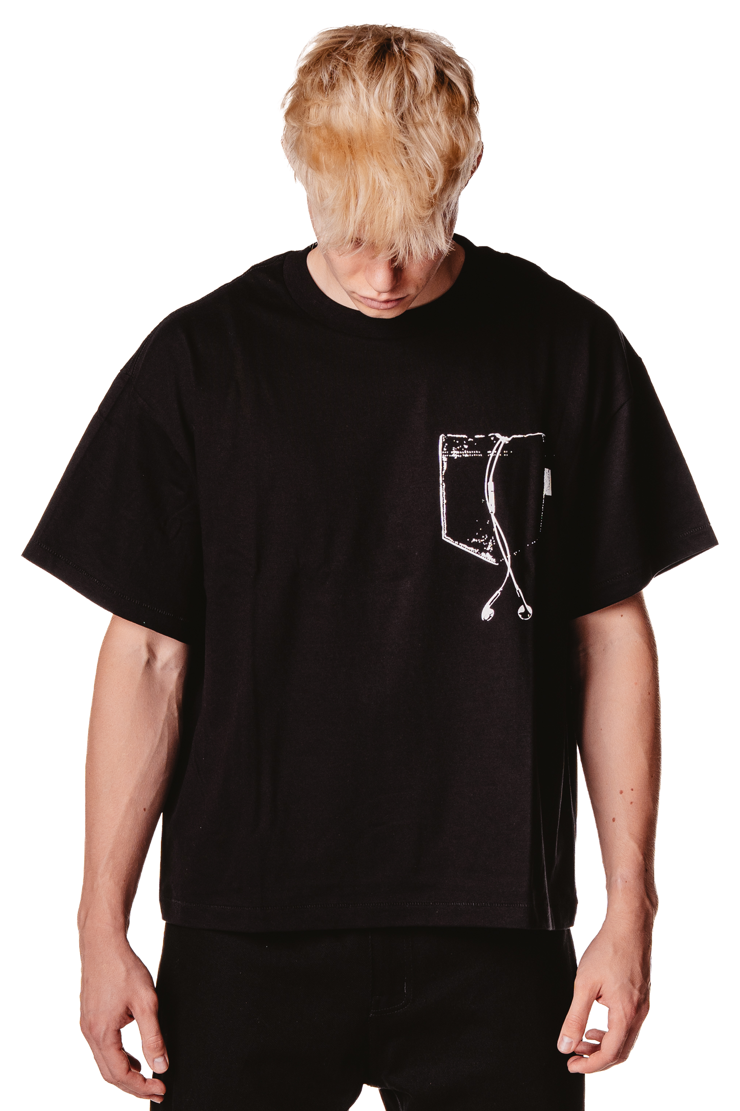 UNISEX OVERSIZED BLACK T-SHIRT