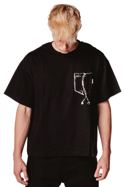 UNISEX OVERSIZED BLACK T-SHIRT
