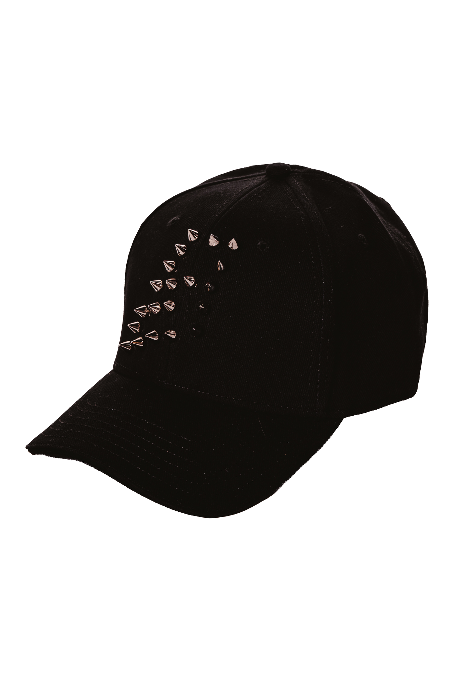 STUDDED BLACK CAP
