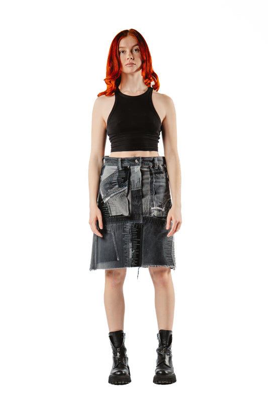 RECONSTRUCTED SKIRT