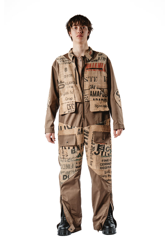 COFFEE BEAN BAG BOILER SUIT