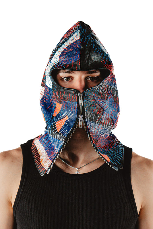 LEATHER RACING BALACLAVA
