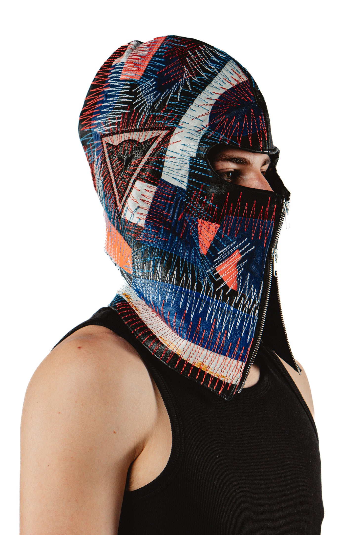 LEATHER RACING BALACLAVA