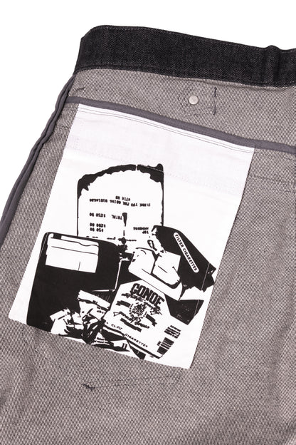 UNISEX FLARE GREY JEAN