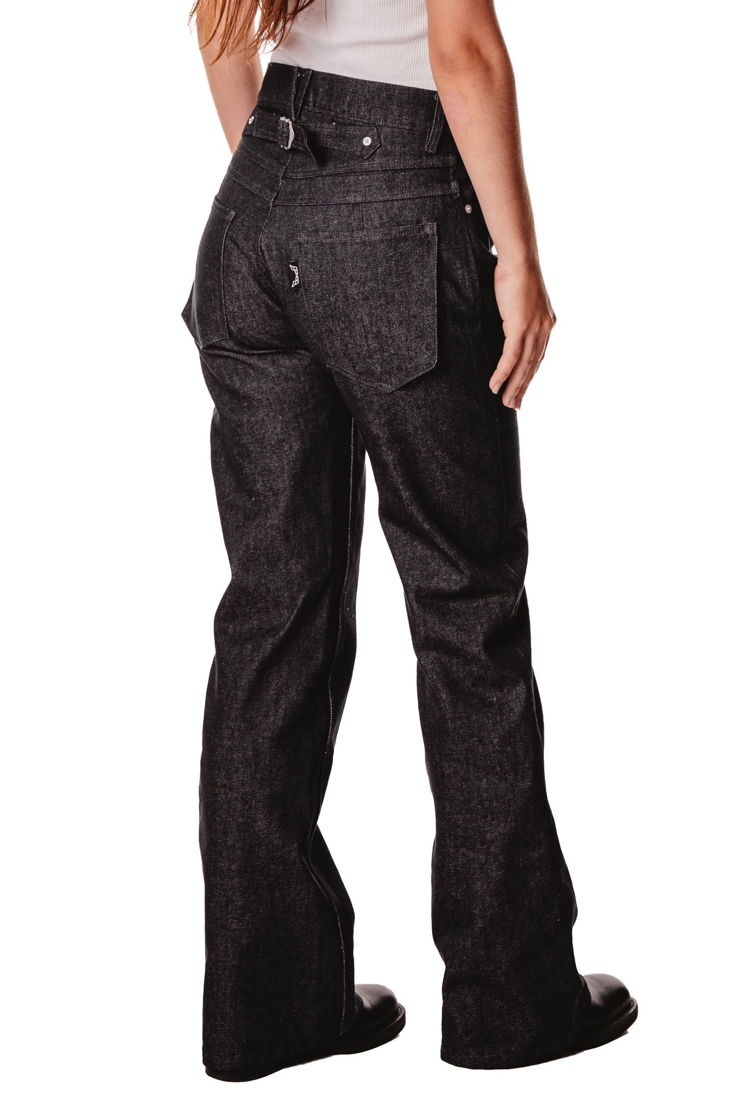 UNISEX FLARE GREY JEAN