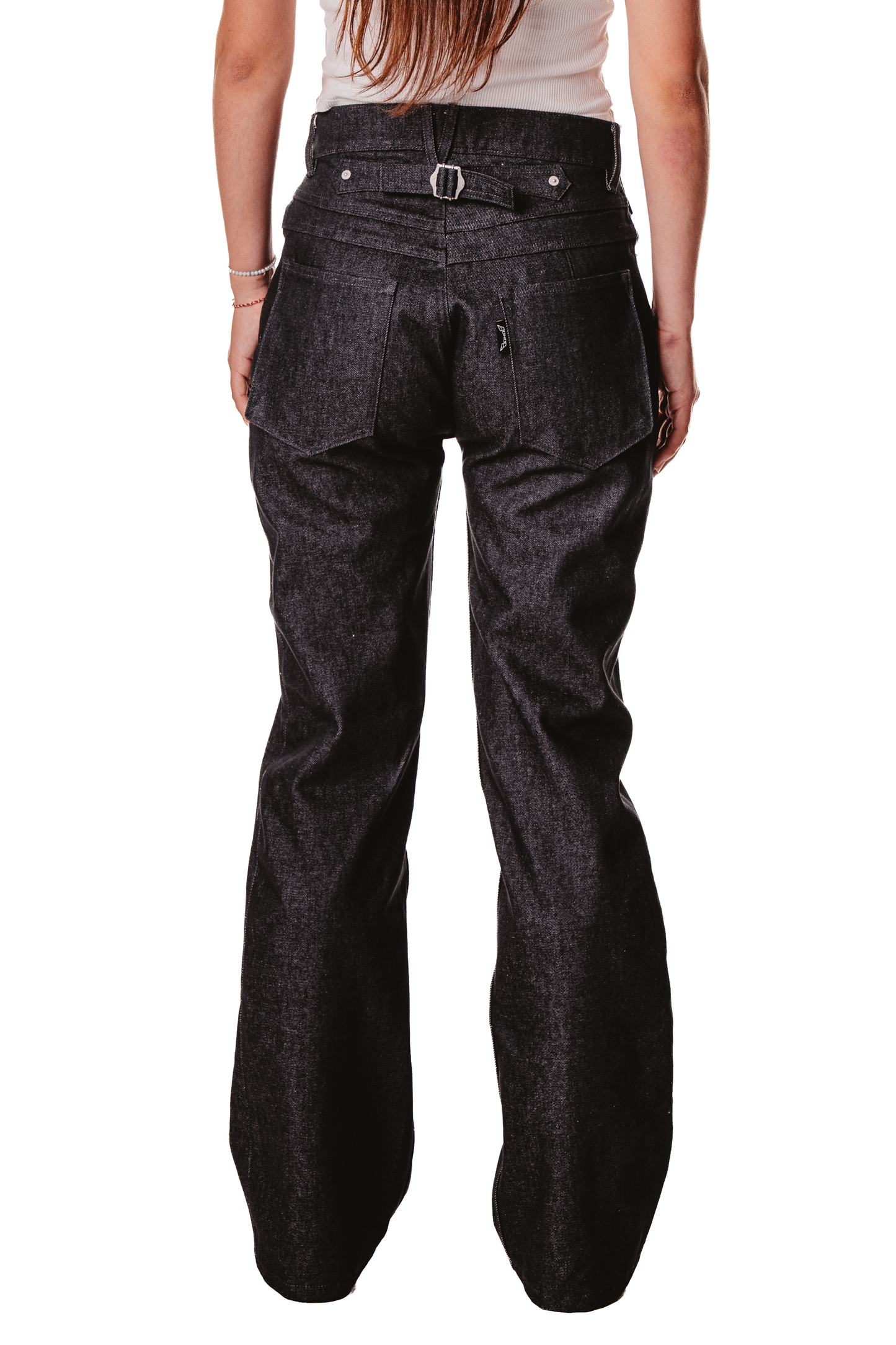 UNISEX FLARE GREY JEAN