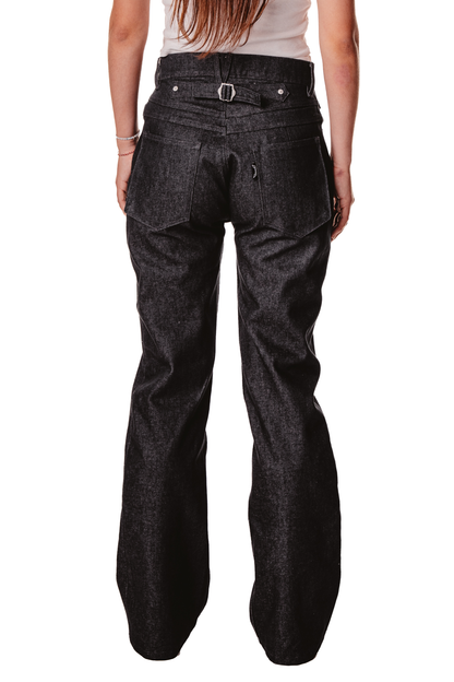 UNISEX FLARE GREY JEAN
