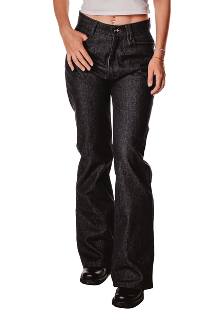 UNISEX FLARE GREY JEAN