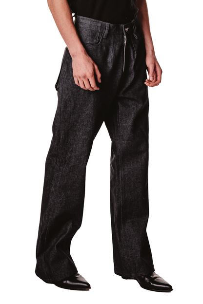 UNISEX FLARE GREY JEAN