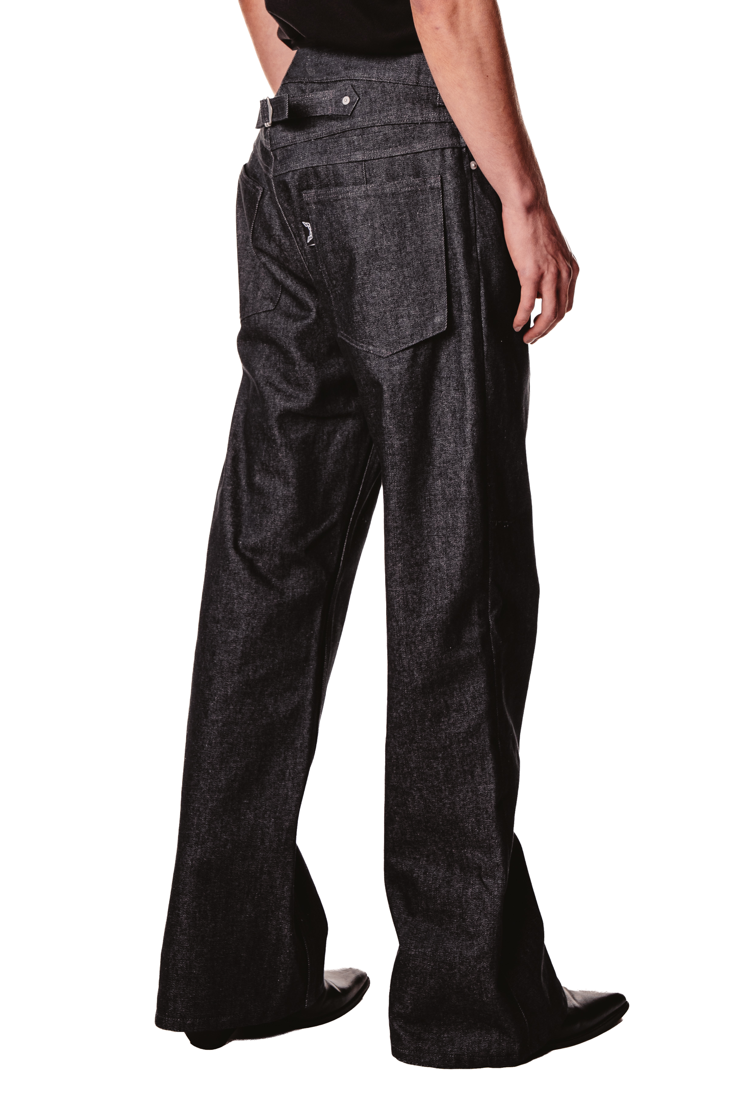 UNISEX FLARE GREY JEAN