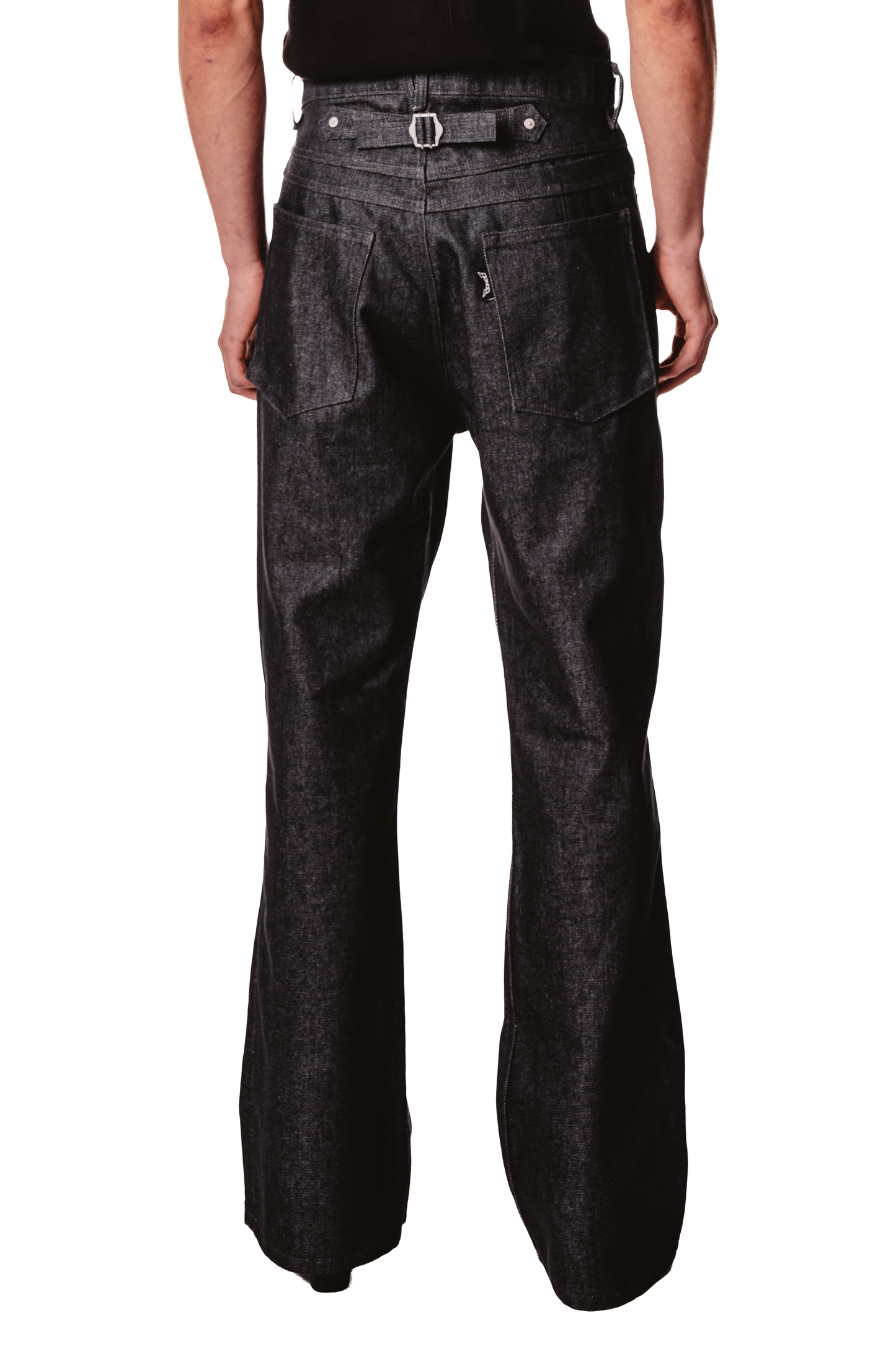UNISEX FLARE GREY JEAN