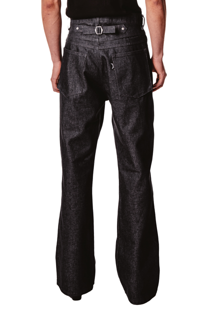 UNISEX FLARE GREY JEAN