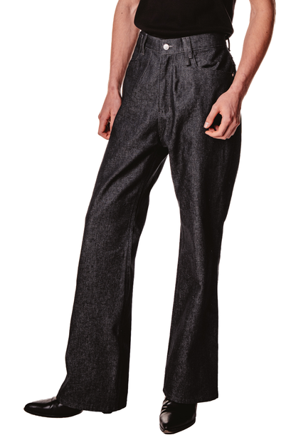 UNISEX FLARE GREY JEAN