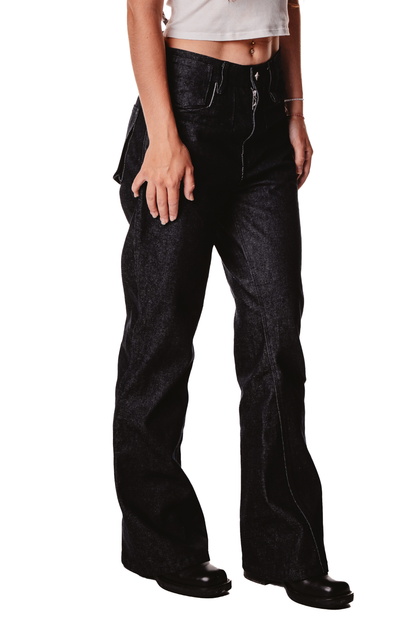 UNISEX FLARE INDIGO JEAN