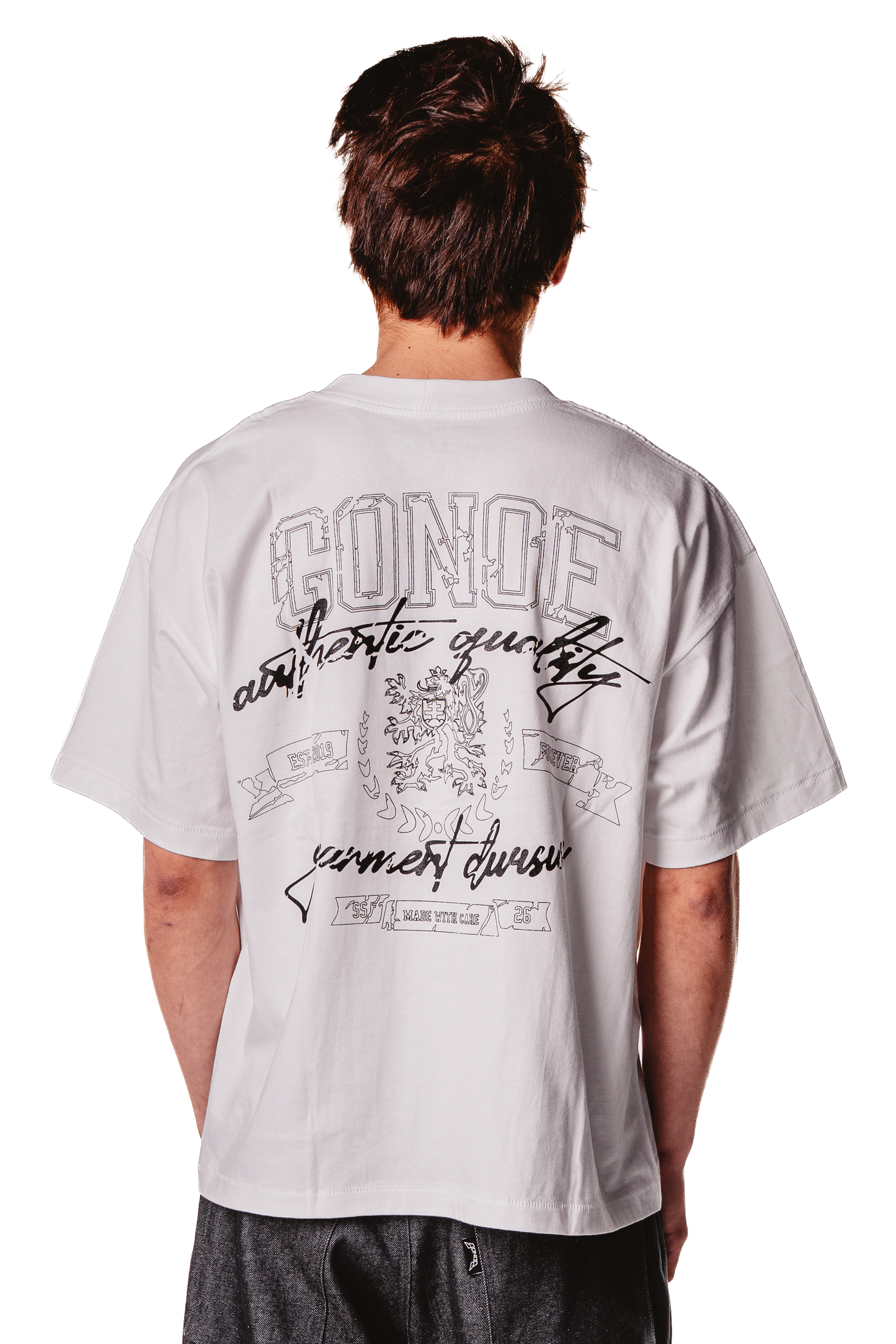 UNISEX OVERSIZED WHITE T-SHIRT