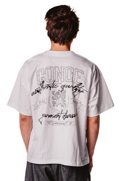 UNISEX OVERSIZED WHITE T-SHIRT